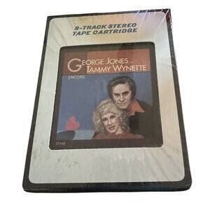 George Jones Tammy Wynette SEALED Encore 8 Track Love In The Meantime Country